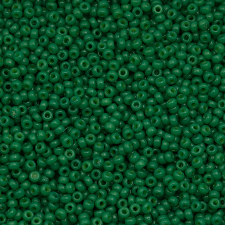 Miyuki Round Seed Bead 15/0 Duracoat Opaque Spruce (4477)