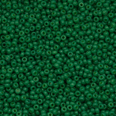 Miyuki Round Seed Bead 15/0 Duracoat Dyed Opaque Spruce 10g Tube (4477)