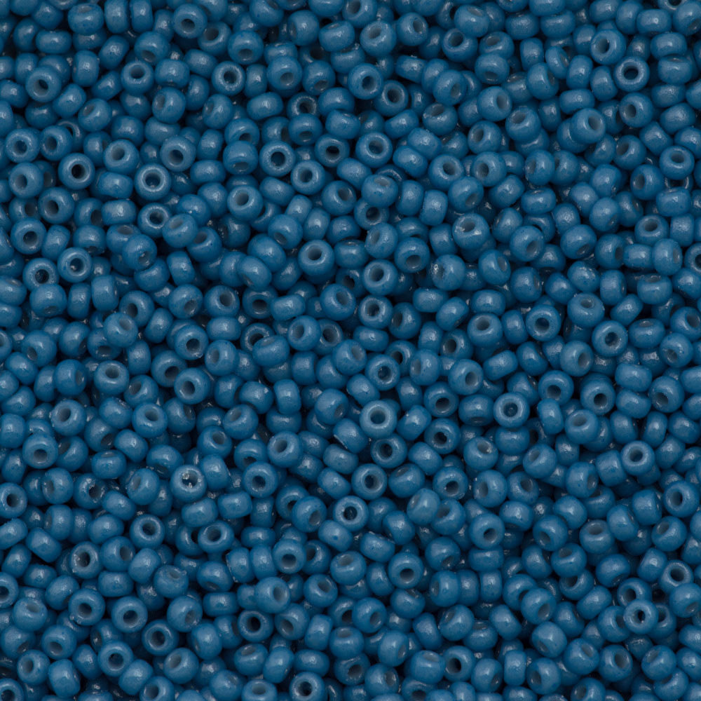 Miyuki Round Seed Bead 15/0 Duracoat Dyed Opaque Juniper Berry 2-inch Tube (4485)