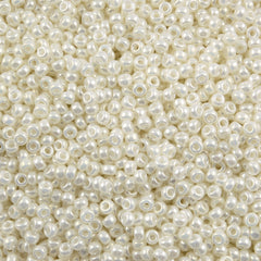Miyuki Round Seed Bead 15/0 Opaque Opal Luster 2-inch Tube (591)