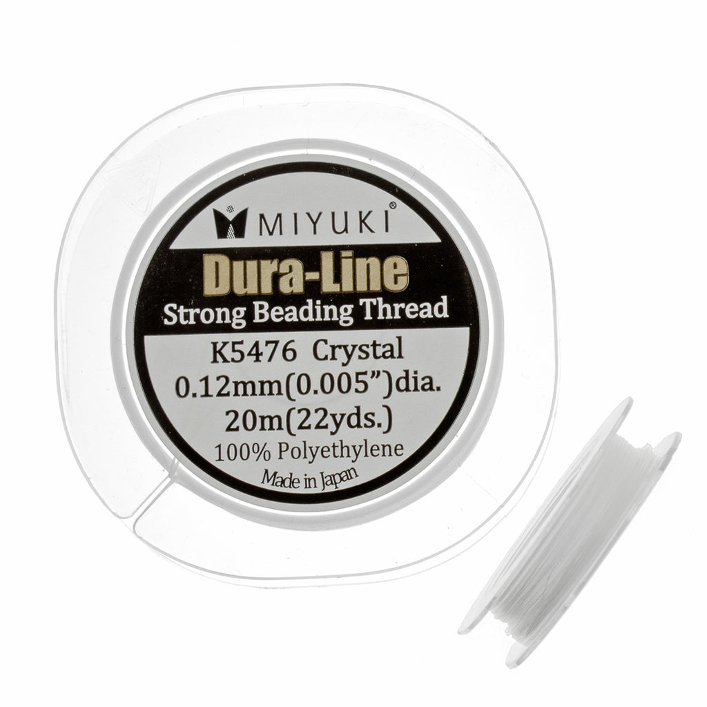 Miyuki DURA-LINE Crystal .12mm beading thread 20 Meter