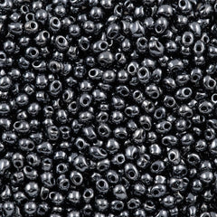 Miyuki Drop Fringe Seed Bead Metallic Hematite 24g Tube (451)