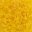 Miyuki 4mm Cube Seed Bead Transparent Matte Yellow (136F)