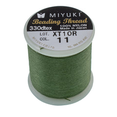 Miyuki Beading Thread Green 50 Meter Spool 330dtex