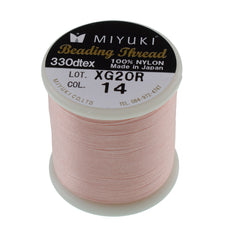 Miyuki Beading Thread Light Pink 50 Meter Spool 330dtex