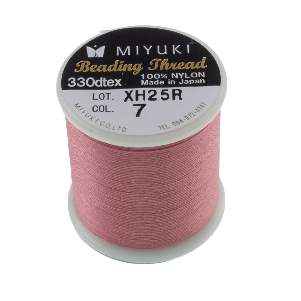 ♡miyuki♡ Miyuki Beading Thread Pink 50 Meter Spool 330dtex – Aura Crystals, LLC