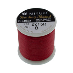 Miyuki Beading Thread Red 50 Meter Spool 330dtex