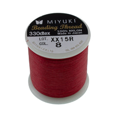 Miyuki Beading Thread Red 50 Meter Spool 330dtex