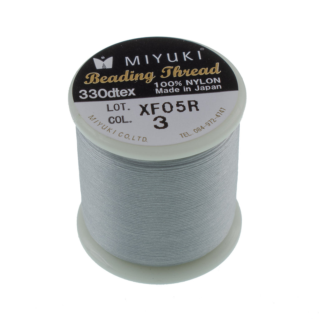 Miyuki Beading Thread Silver 50 Meter Spool 330dtex