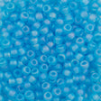 Miyuki Round Seed Bead 6/0 Transparent Matte Light Blue AB (148FR)