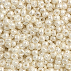 Miyuki Round Seed Bead 6/0 Antique Pearl Ceylon 20g Tube (592)