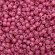 Miyuki Round Seed Bead 6/0 Silver Lined Dyed Dark Rose 20g Tube (645)