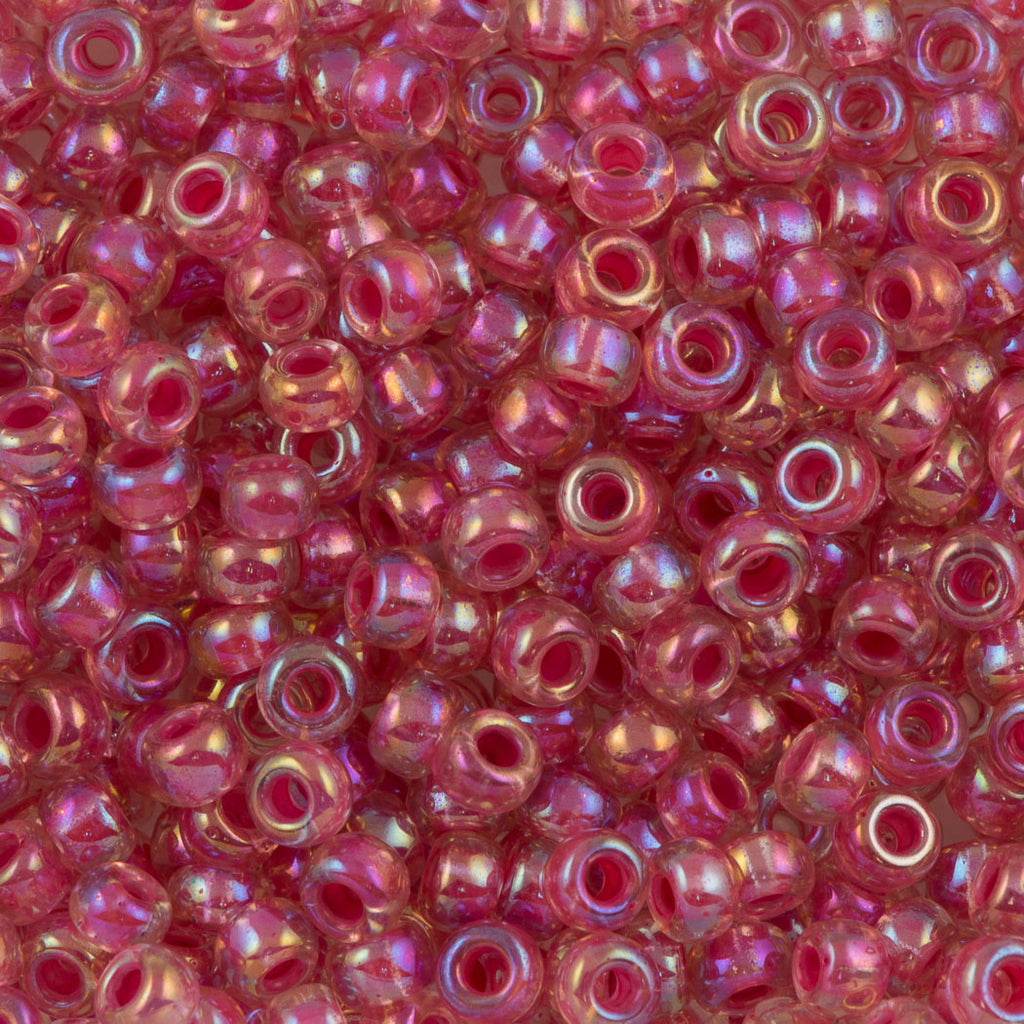 Miyuki Round Seed Beads 6/0 Fuchsia AB #355
