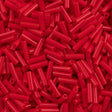 Miyuki 6mm Bugle Bead Opaque Dark Red (408)