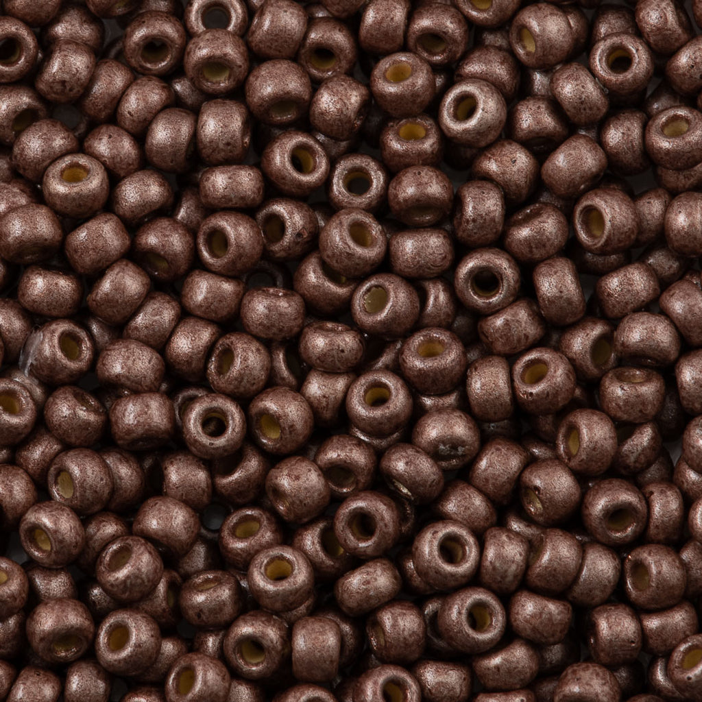 Miyuki Round Seed Bead 8/0 Duracoat Matte Galvanized Dark Mauve 