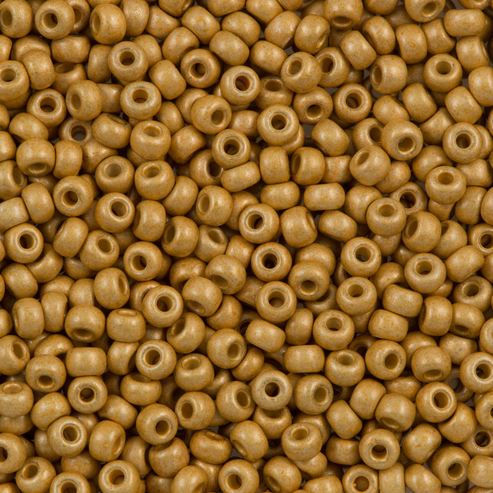 Miyuki ROUND 8/0 Seed Beads DURACOAT GALVANIZED CHAMPAGNE (5 tube)