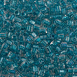Miyuki Triangle Seed Bead 8/0 Inside Color Lined Light Blue AB 23g Tube (1137)