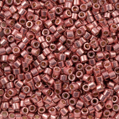 Miyuki Delica Seed Bead 10/0 Duracoat Galvanized Dark Coral 7g Tube DBM1839