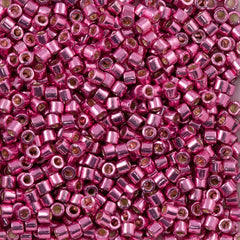 Miyuki Delica Seed Bead 10/0 Duracoat Galvanized Hot Pink 7g Tube DBM1840