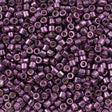 Miyuki Delica Seed Bead 10/0 Duracoat Galvanized Eggplant 7g Tube DBM1850