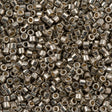 Miyuki Delica Seed Bead 10/0 Duracoat Galvanized Light Smokey Pewter 7g Tube DBM1851