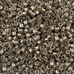 Miyuki Delica Seed Bead 10/0 Duracoat Galvanized Light Smokey Pewter 7g Tube DBM1851