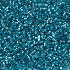 Miyuki Delica Seed Bead 11/0 Silver Lined Aqua DB1209