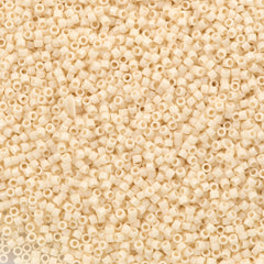 Miyuki Delica Seed Bead 11/0 Opaque Rich Cream 2-inch Tube DB732