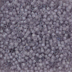 Miyuki Delica Seed Bead 11/0 Inside Dyed Color Pale Lavender 2-inch Tube DB80