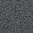 25g Miyuki Delica Seed Bead 11/0 Opaque Grey AB DB882