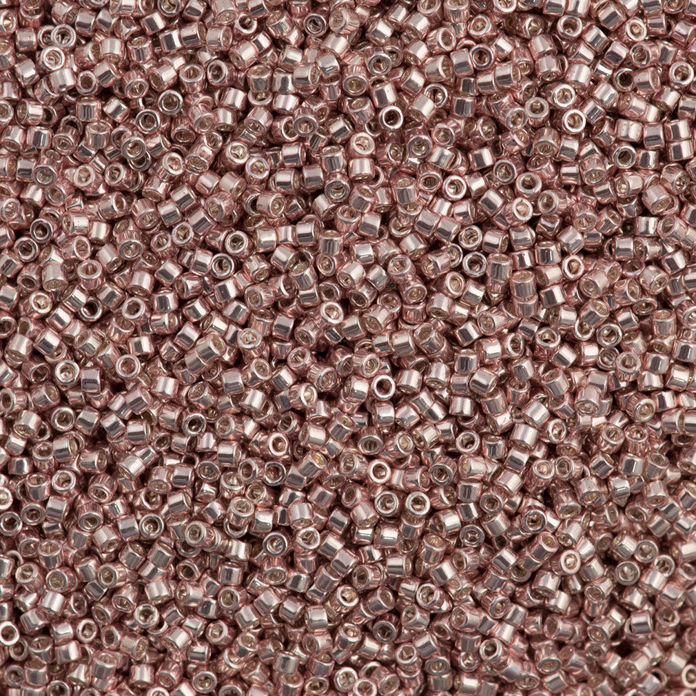 Miyuki Delica Seed Bead 11/0 Galvanized Blush 2-inch Tube DB418