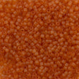 Miyuki Delica Seed Bead 11/0 Matte Transparent Dyed Light Marmalade 2-inch Tube DB781