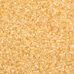 25g Miyuki Delica Seed Bead 11/0 Crystal Glazed Luster Champagne DB1478