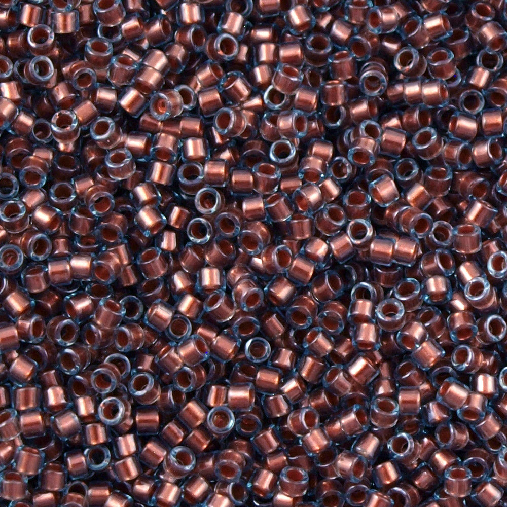 Miyuki Delica Seed Beads Bundle – Size 11/0 Tubular Beads In Opaque White, Dark Blue & Dark Cranberry Red