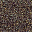 25g Miyuki Delica Seed Bead 11/0 Metallic Dusty Mauve Gold Iris DB1011