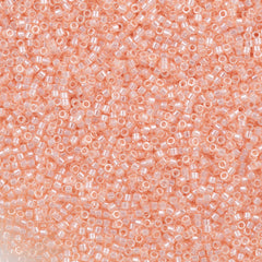 25g Miyuki Delica seed bead 11/0 Transparent Pink Glazed Luster DB106
