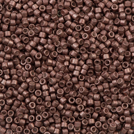 25g Miyuki Delica Seed Bead 11/0 Galvanized Semi Matte Berry DB1157