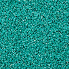Miyuki Delica Seed Bead 11/0 Opaque Turquoise AB 7g Tube DB166