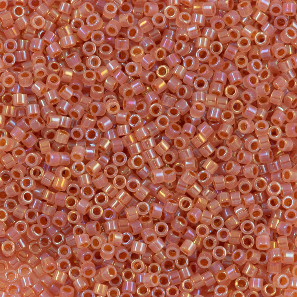 Miyuki Delica Seed Bead 11/0 Inside Dyed Color Pink & Honey DB1733