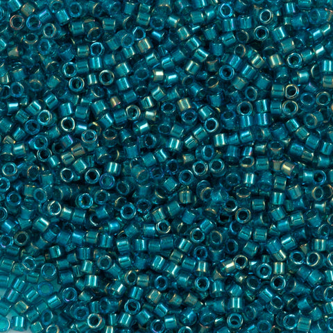 Miyuki Delica Seed Bead 11/0 Inside Dyed Color Azure Blue 2-inch Tube ...