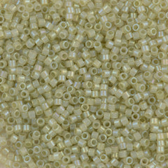 Miyuki Delica Seed Bead 11/0 Inside Dyed Color Celery Cream 2-inch Tube DB1765