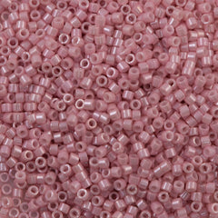 25g Miyuki Delica Seed Bead 11/0 Opaque Rosewater Luster DB1907