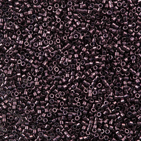 Miyuki Delica Seed Bead 11/0 Metallic French Plum 2-inch Tube DB1991