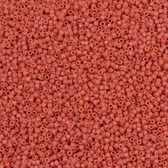 25g Miyuki Delica Seed Bead 11/0 Duracoat Dyed Opaque Light Watermelon DB2114