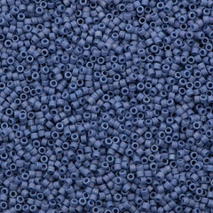 25g Miyuki Delica Seed Bead 11/0 Matte Opaque Glazed Mermaid Blue AB DB2318