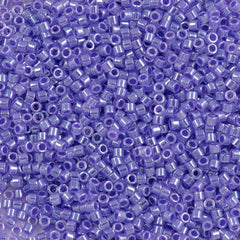 Miyuki Delica Seed Bead 11/0 Inside Dyed Color Ceylon Light Purple 2-inch Tube DB249