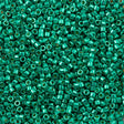 Miyuki Delica Seed Bead 11/0 Duracoat Galvanized Dark Mint Green 2-inch Tube DB2505