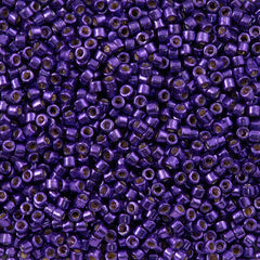 25g Miyuki Delica Seed Bead 11/0 Duracoat Galvanized Lilac Night DB2510