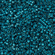 25g Miyuki Delica Seed Bead 11/0 Duracoat Galvanized Capri Blue DB2513