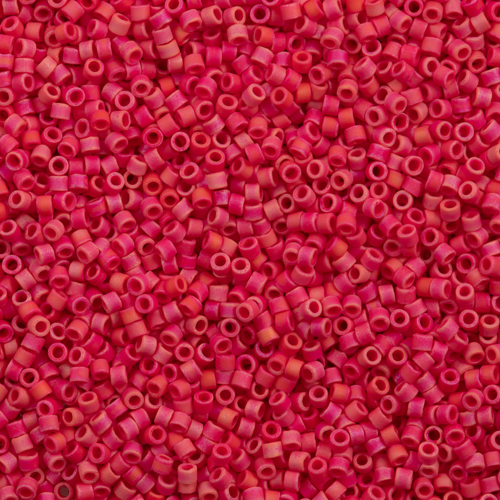Miyuki Delica Seed Bead 11/0 Matte Opaque Luster Red DB362